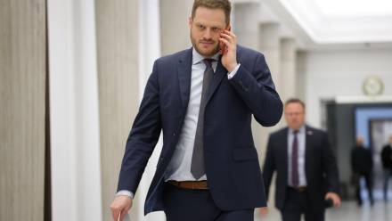 Janusz Cieszyński w Sejmie, fot. PAP/Leszek Szymański