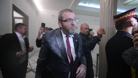 Grzegorz Braun. Fot. PAP/Marcin Obara