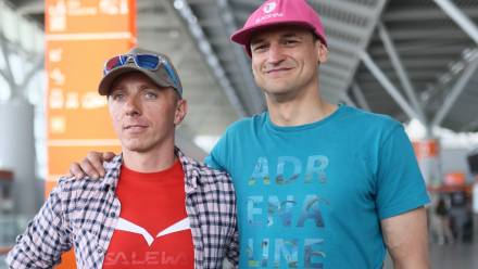 Mariusz Hatala, Adam Bielecki. Fot. PAP/Leszek Szymański