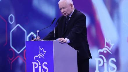 Prezes PiS Jarosław Kaczyński. Fot. PAP/Leszek Szymański