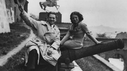 Eugeniusz Bodo i Nora Ney Fot. PAP/CAF-archiwum