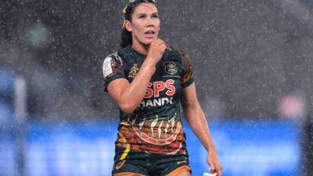  Charlotte Caslick. Fot. PAP/EPA/STEVEN MARKHAM