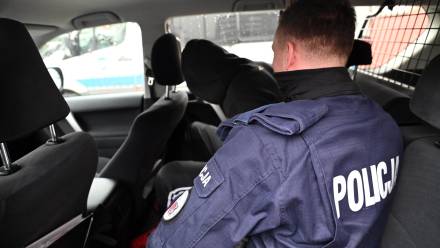 Zatrzymanie podejrzanego/zdjęcie ilustracyjne Fot. PAP/Marcin Bielecki