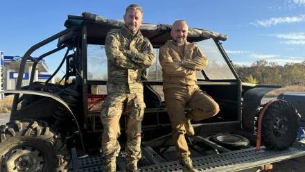 W czerwcu b.r. Żadan poinformował, że podjął służbę wojskową w szeregach Gwardii Narodowej Ukrainy. Fot. Facebook/Сергій Жадан [офіційна сторінка]