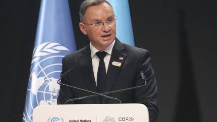 Prezydent Andrzej Duda. Fot. PAP/EPA/IGOR KOVALENKO