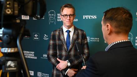 Rzecznik prasowy ORLEN Mateusz Witczyński. Fot. PAP/Cezary Piwowarski