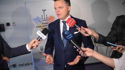 Marszałek Sejmu Szymon Hołownia. Fot. PAP/	Marcin Obara