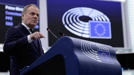 Donald Tusk Fot. PAP/EPA/RONALD WITTEK