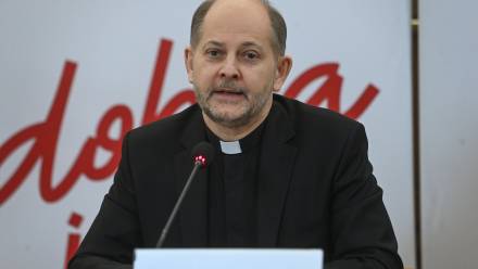 Ks. Leszek Gęsiak. Fot. PAP/Piotr Nowak