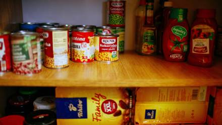 Zapasy żywności Fot. PAP/Albert Zawada