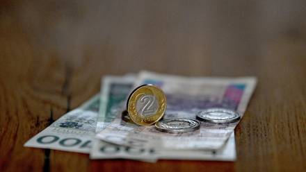 Banknoty i monety NBP. Zdj. ilustracyjne. Fot. PAP/Darek Delmanowicz