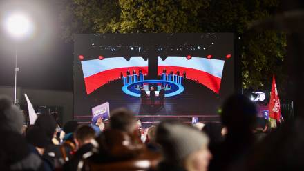 Debata w Końskich. Fot. PAP/Adam Kumorowicz