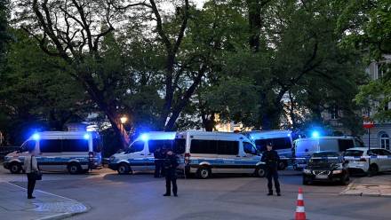 W środę 22-letni mężczyzna zaatakował siekierą 53-letnią portierkę na UW, która zmarła na miejscu. Fot. PAP/PAP/Radek Pietruszka