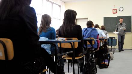 Klasa szkolna Fot. PAP/Dariusz Delmanowicz