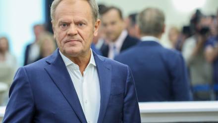 Premier Donald Tusk Fot. PAP/Szymon Pulcyn