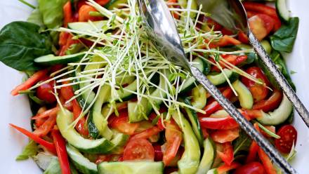 Sałatka Fot. PAP/Darek Delmanowicz