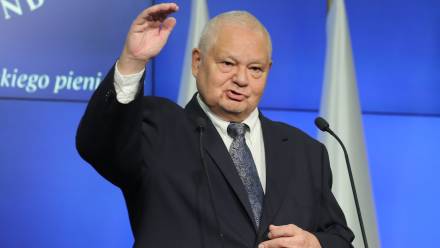 Prezes Narodowego Banku Polskiego Adam Glapiński. Fot. PAP/Paweł Supernak 