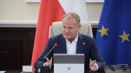 Premier Donald Tusk. Fot. PAP/Leszek Szymański