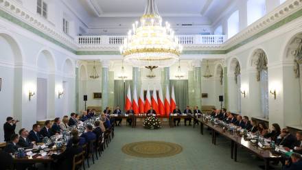 Posiedzenie Rady Gabinetowej Fot. PAP/Albert Zawada