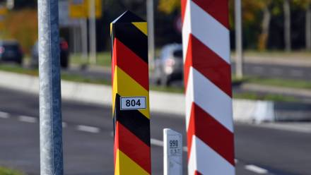 Granica polsko-niemiecka Fot. PAP/Marcin Bielecki