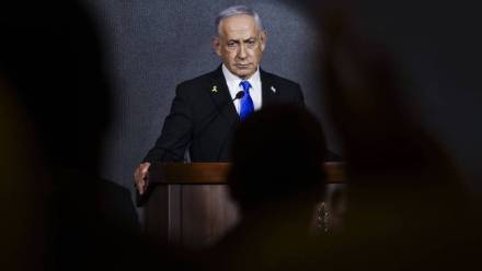 Benjamin Netanjahu Fot. PAP/EPA/Ronen Zvulun/POOL