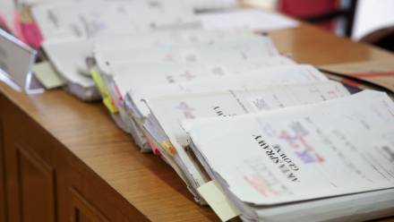 Akta sprawy Fot. PAP/Łukasz Gągulski