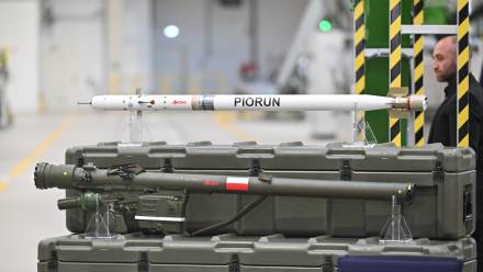 Przenośny przeciwlotniczy zestaw rakietowy Piorun Fot. PAP/Piotr Polak
