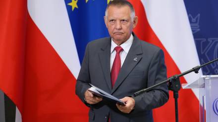 Prezes NIK Marian Banaś. Fot. PAP/Rafał Guz