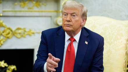 Donald Trump, fot. PAP/EPA/CNP POOL/AARON SCHWARTZ / POOL