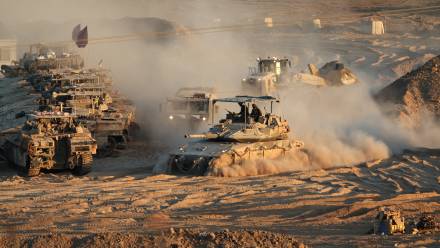 Strefa Gazy Fot. PAP/EPA/ATEF SAFADI