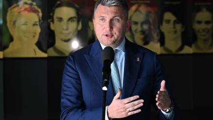 Prezes PKOl Radosław Piesiewicz. Fot. PAP/Radek Pietruszka