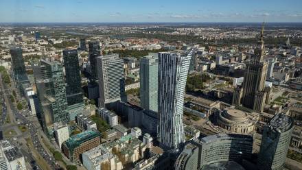 Panorama Warszawy Fot. PAP/Paweł Supernak