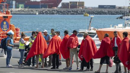 Migranci (zdjęcie ilustracyjne). Fot. EPA/Adriel Perdomo