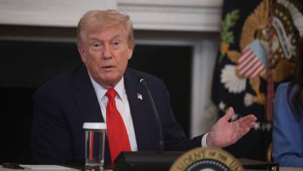 Prezydent USA Donald Trump. Fot. FRANCIS CHUNG / POOL