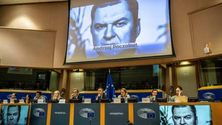  Andrzej Poczobut został jednym z dwojga laureatów Nagrody im. Sacharowa Parlamentu Europejskiego Fot. PAP/Wiktor Dąbkowski