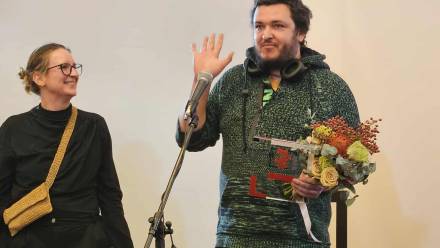 Stanisław Turina laureatem głównej nagrody Fot. Facebook/Польський Інститут у Києві / Instytut Polski w Kijowie