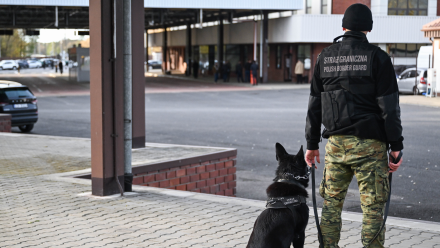 Polsko-białoruskie przejście graniczne w miejscowości Sławatycze, fot. PAP/Wojtek Jargiło