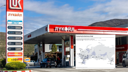 Stacja Łukoil. Fot. EPA/GEORGI LICOVSKI