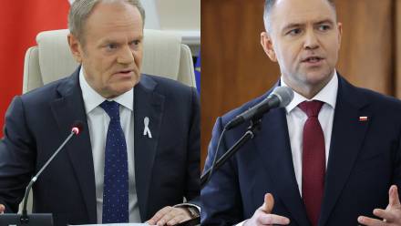 Donald Tusk i Karol Nawrocki Fot. PAP/Paweł Supernak/Albert Zawada