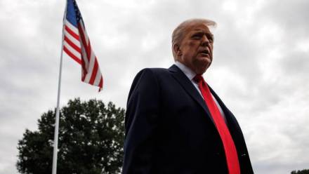 Prezydent USA Donald Trump. Fot. PAP/EPA/ SAMUEL CORUM / POOL