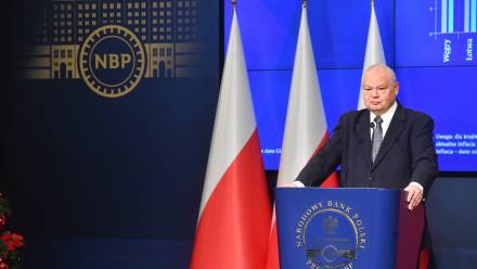 Prezes Narodowego Banku Polskiego Adam Glapiński. Fot. PAP/Radek Pietruszka