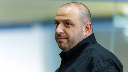 Sekretarz ukraińskiej Rady Bezpieczeństwa Narodowego i Obrony Rustem Umierow. Fot. PAP/EPA/OLIVIER MATTHYS