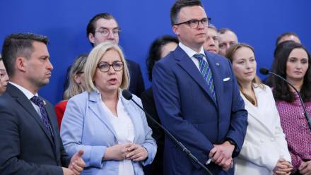 Politycy Polski 2050, fot. PAP/Rafał Guz