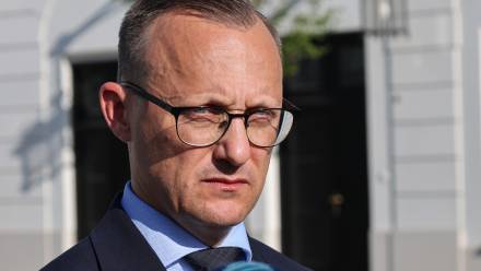 Rzecznik prezydenta Rafał Leśkiewicz. Fot. PAP/	Albert Zawada