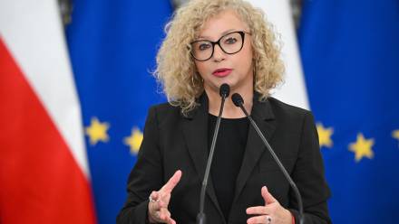 Katarzyna Kotula. Fot. PAP/Radek Pietruszka