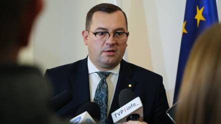 Minister rolnictwa i rozwoju wsi Stefan Krajewski. Fot. PAP/Paweł Supernak