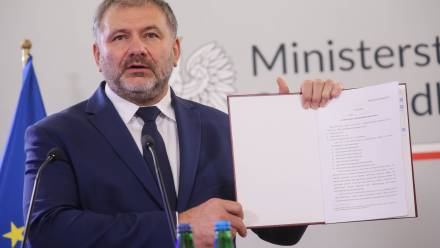 Minister Sprawiedliwości Waldemar Żurek. Fot. PAP/Rafał Guz