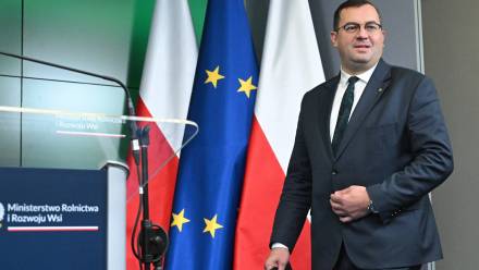 Minister rolnictwa Stefan Krajewski. Fot. PAP/	Radek Pietruszka