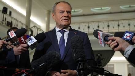 Premier Donald Tusk. Fot. PAP/	Paweł Supernak