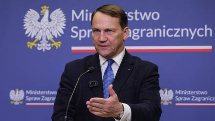 Wicepremier, minister spraw zagranicznych RP Radosław Sikorski. Fot. PAP/Paweł Supernak